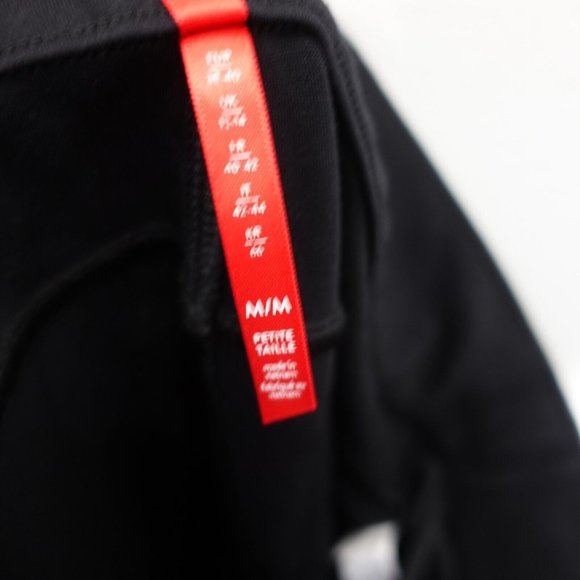 Spanx Crop Pants Medium Black Skinny Jeggings Ankle Stretch Casual Pull On - Picture 11 of 13